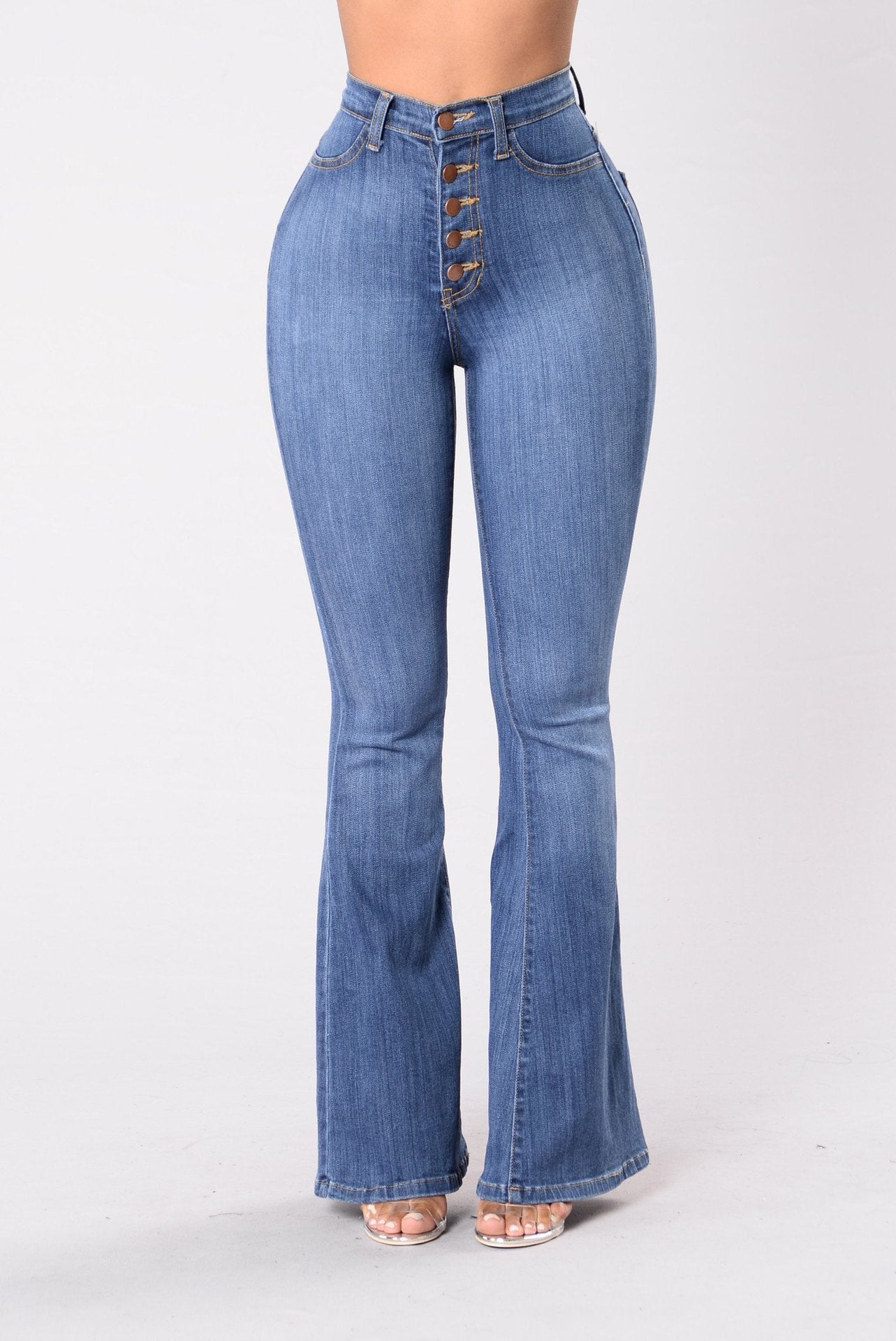 Damenjeans – High-Waist, Elegante Passform