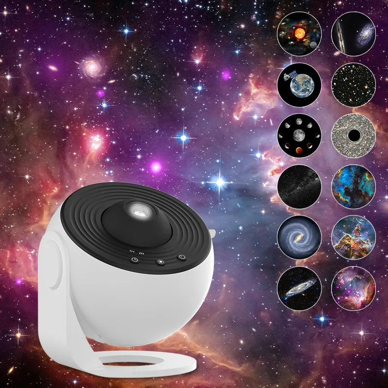 GalaxBeam: 3D Sternenhimmel-Projektor mit Klarer Fokus-Technologie – Erlebe Planeten, Sterne & die Milchstrasse hautnah