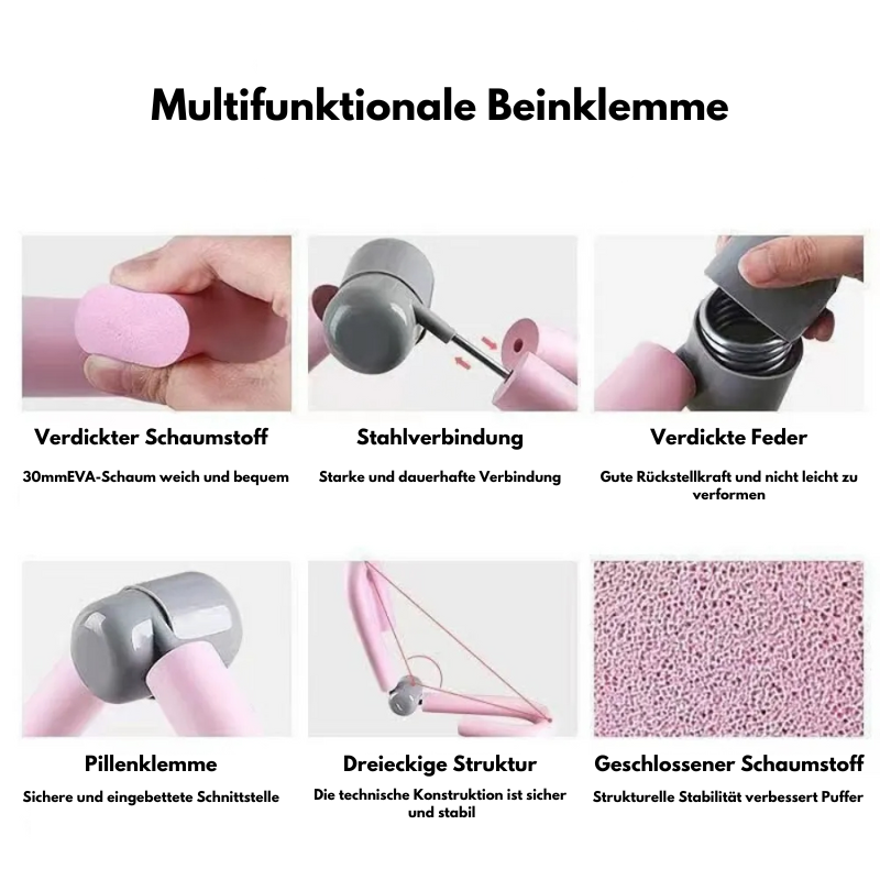 Oberschenkel-Master: Multifunktionales Fitnessgerät für Becken- und Arm-Bein-Training