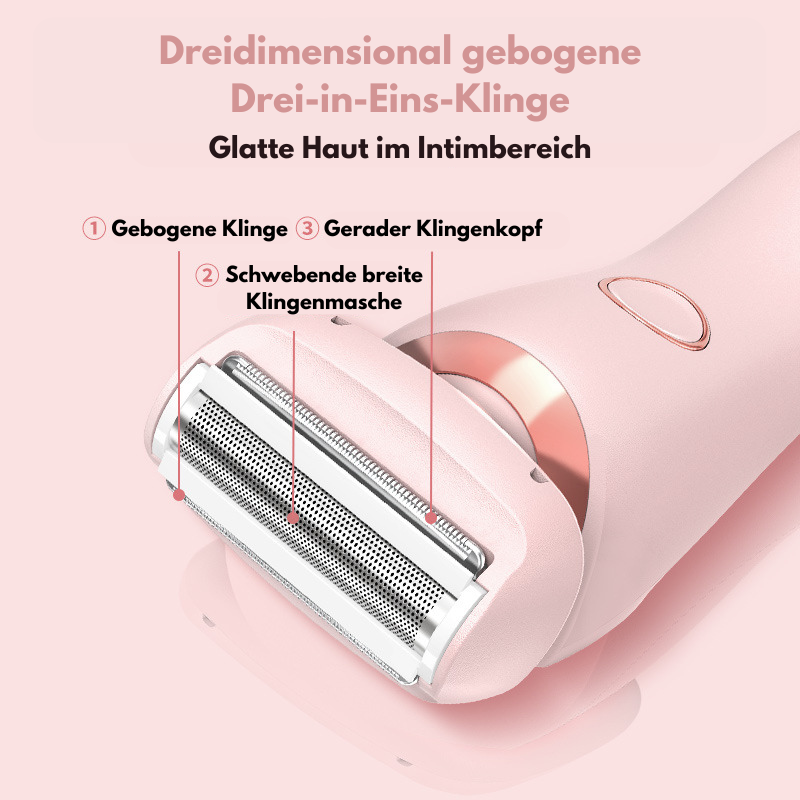 2-in-1 Wiederaufladbarer Epilierer & Trimmer – Präzise Haarentfernung für Gesicht, Körper, Beine & Bikinizone