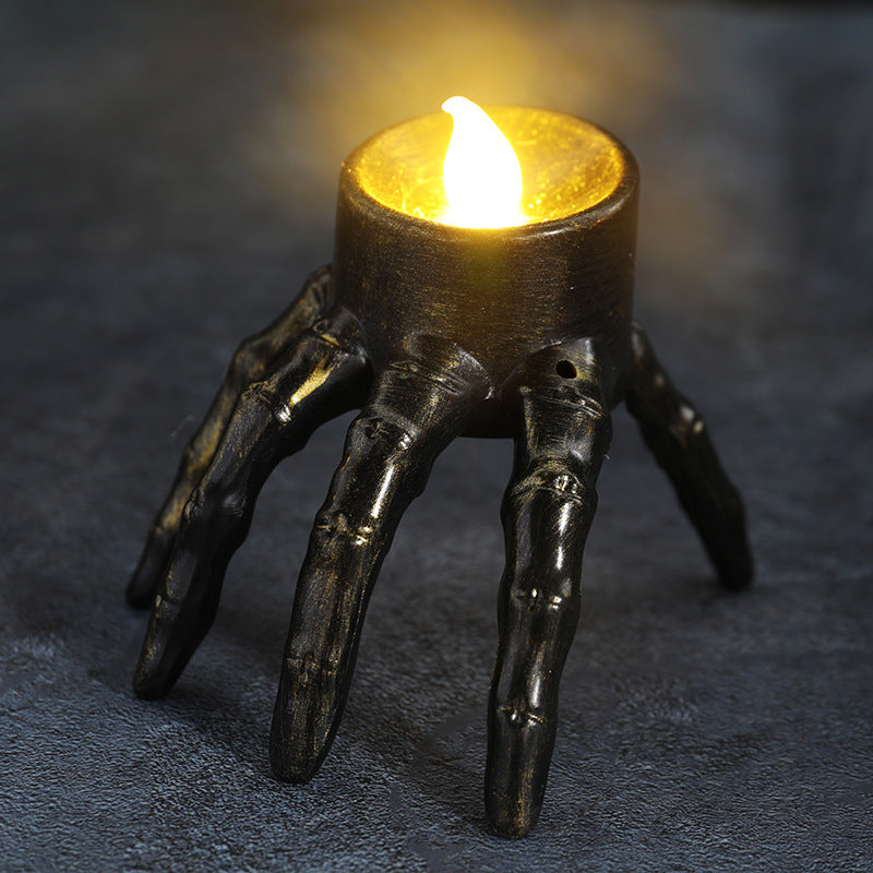 Gruselige Halloween Kerzenlampe – Stimmungsvolle Requisite für schaurige Atmosphäre