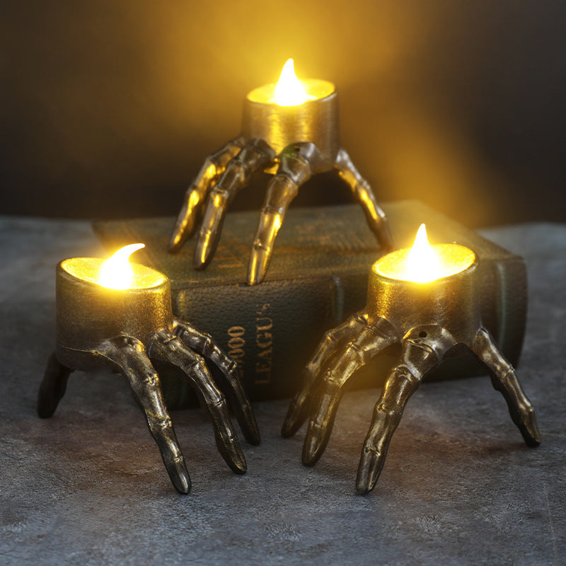 Gruselige Halloween Kerzenlampe – Stimmungsvolle Requisite für schaurige Atmosphäre