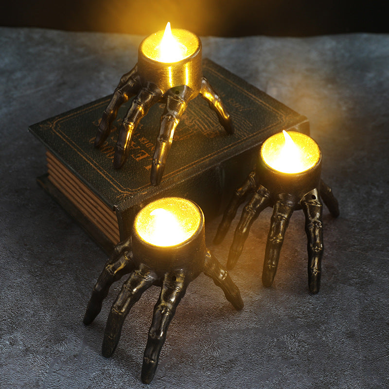 Gruselige Halloween Kerzenlampe – Stimmungsvolle Requisite für schaurige Atmosphäre