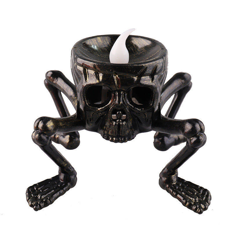 Gruselige Halloween Kerzenlampe – Stimmungsvolle Requisite für schaurige Atmosphäre